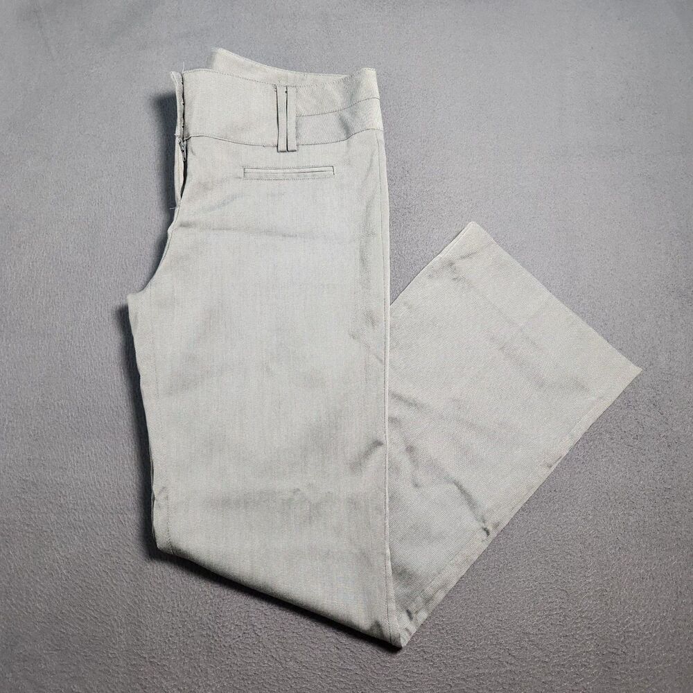 Joe B Dress Pants Women 11 Gray Mid Rise Bootcut Lightweight